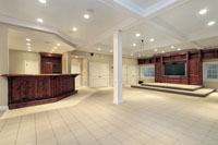 Basement In Luxury Home